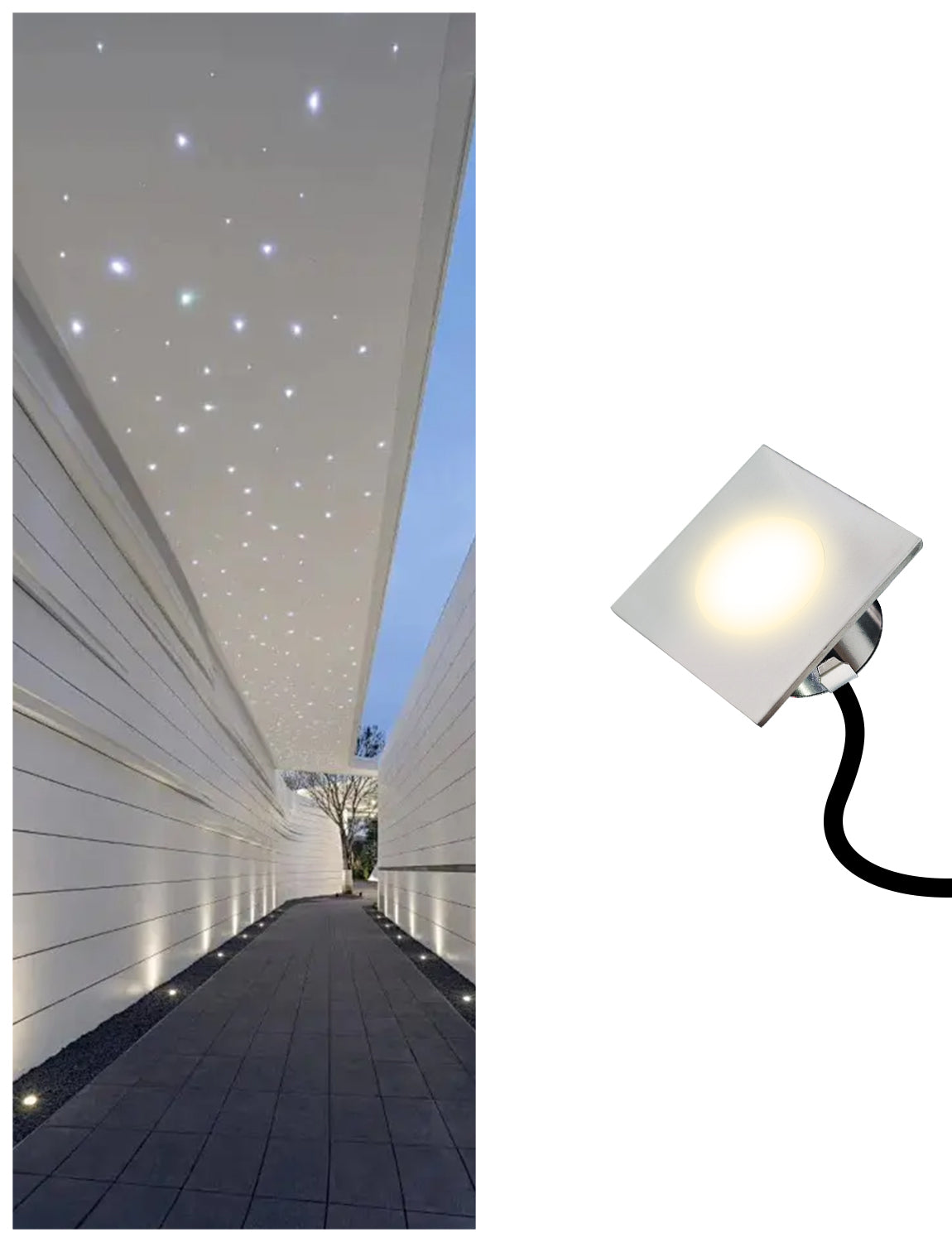 Stainless Steel 4W Low Voltage Recessed LED Deck Light for Outdoor Floor Yard Square Top-(MLR-SSG10~12)