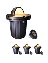 12V Low Voltage Outdoor Brass Top Cover Landscape In Ground Well Lights (MLR-G03)-Beacon Top