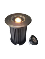 Brass Low Voltage Outdoor In Ground Well Lights (MLR-G08)-Open Top