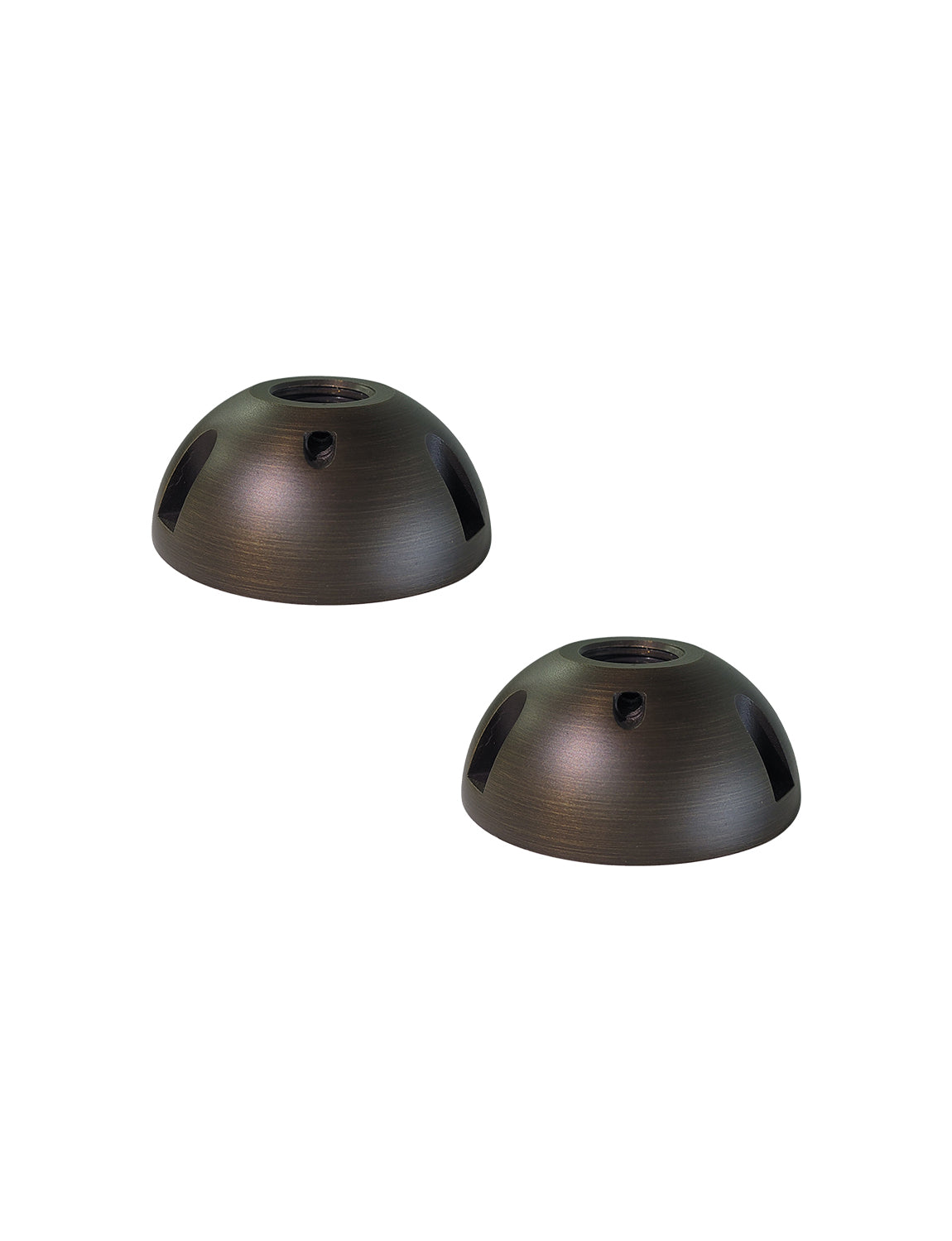 Malory Brass Half Round Mounts for Outdoor and Indoor(2 Pack)