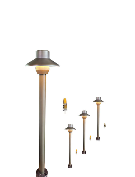 Brass Outdoor Low Voltage Path Light for Outdoor Pathway Driveway Lighting (MLR-P05)